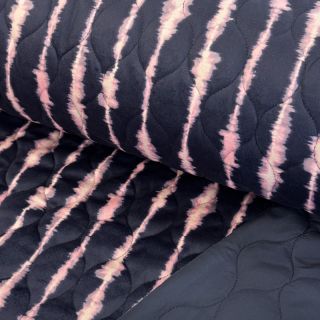 Steppelt anyag VELVET Stripes navy