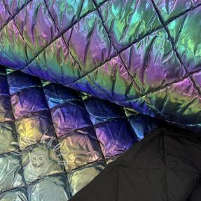 Steppelt anyag FOIL Rainbow multi