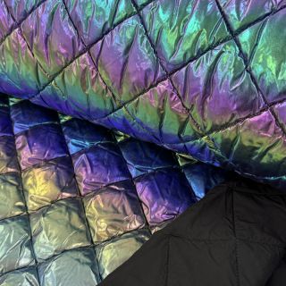 Steppelt anyag FOIL Rainbow multi