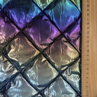 Steppelt anyag FOIL Rainbow multi