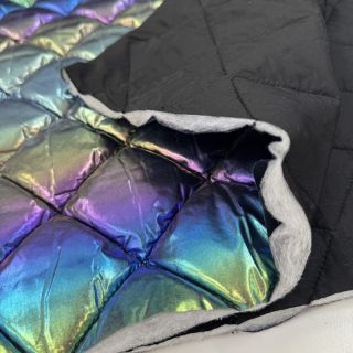 Steppelt anyag FOIL Rainbow multi
