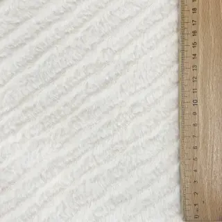 Műszőrme Stripes ecru