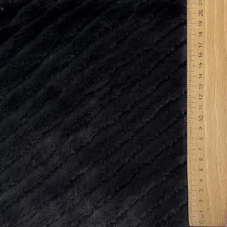 Műszőrme Stripes anthracite