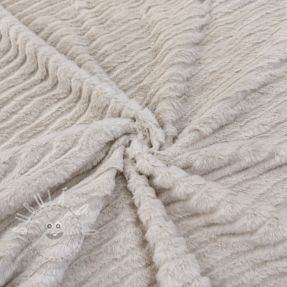 Műszőrme Stripes beige