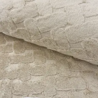 Műszőrme Abstract ecru