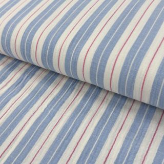 Dupla géz/muszlin YARN DYED Line blue