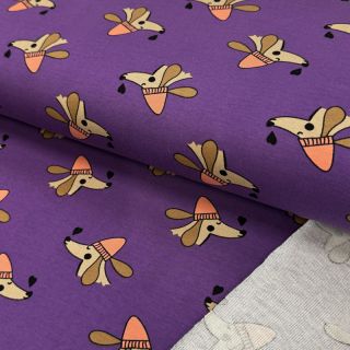 Szabadidő anyag Dogs and hearts purple