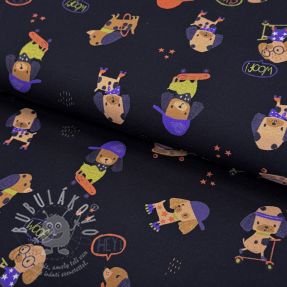 Jersey Dogs navy digital print