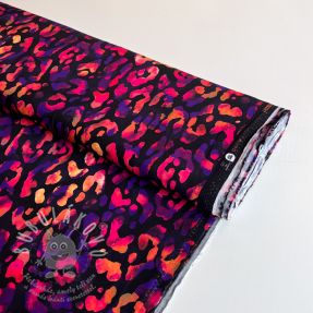 Viszkóz RADIANCE Animal skin black digital print
