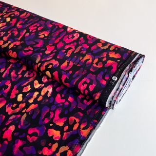 Viszkóz RADIANCE Animal skin black digital print