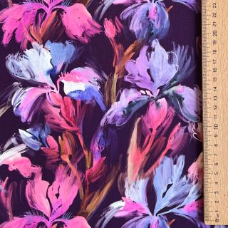 Viszkóz RADIANCE Flower Bea digital print