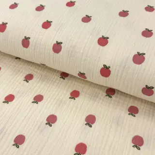 Dupla géz/muszlin Fruits apple natural
