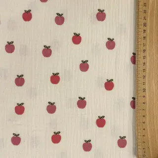 Dupla géz/muszlin Fruits apple natural