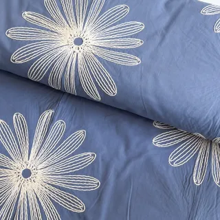 Pamutvászon EMBROIDERY Flowie jeans