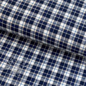 Pamutvászon YARN DYED CHECK BRUSHED Silva design B