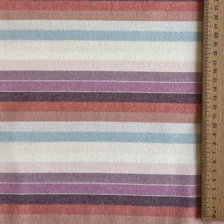 Pamutvászon YARN DYED Line multi