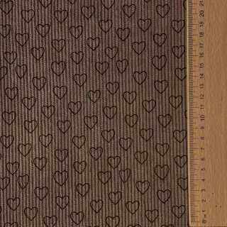 Kordbársony STRETCH Little love taupe