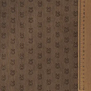 Kordbársony STRETCH Little bunny taupe