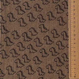 Kordbársony STRETCH Little dino taupe
