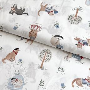 Pamutvászon Vive la France design A digital print