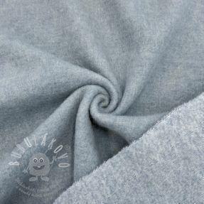 Kabát anyag PRATO wool light blue melange