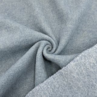 Kabát anyag PRATO wool light blue melange