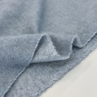Kabát anyag PRATO wool light blue melange