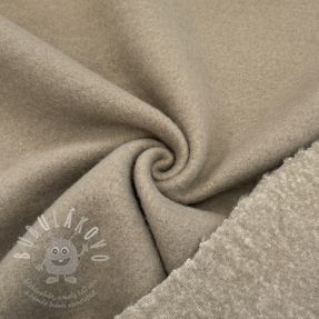 Kabát anyag PRATO wool taupe