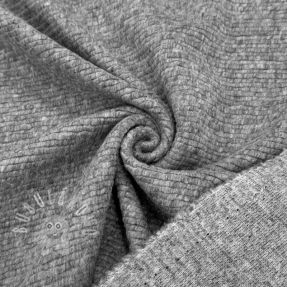 Kabát anyag PRATO wool light grey melange
