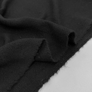 Kabát anyag PRATO wool black in black