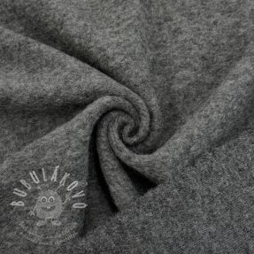 Kabát anyag PRATO thick wool grey