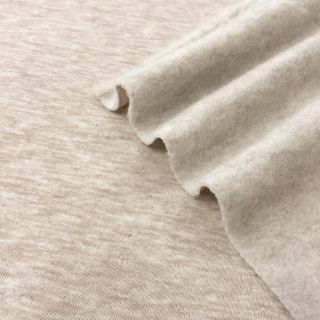 Szabadidő anyag fésült JOGGING beige melange