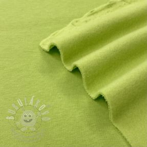 Szabadidő anyag fésült JOGGING lime