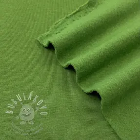 Szabadidő anyag fésült JOGGING green