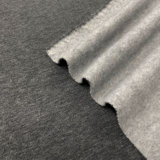 Szabadidő anyag fésült JOGGING grey melange