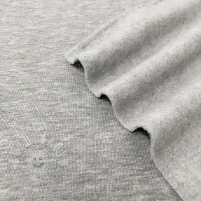 Szabadidő anyag fésült JOGGING light grey melange