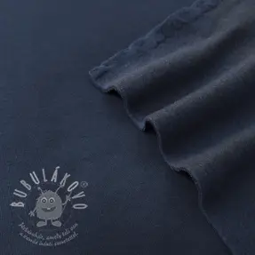 Szabadidő anyag fésült JOGGING navy