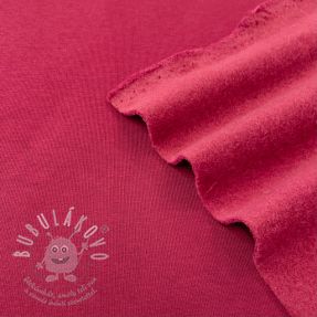 Szabadidő anyag fésült JOGGING cerise