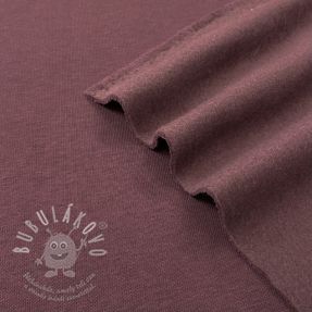 Szabadidő anyag fésült JOGGING aubergine