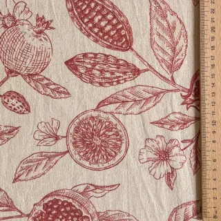 Dekorációs anyag RUSTIC VINTAGE PRINT Granata groseille