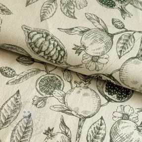 Dekorációs anyag RUSTIC VINTAGE PRINT Granata kaki