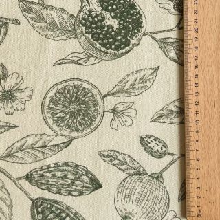 Dekorációs anyag RUSTIC VINTAGE PRINT Granata kaki