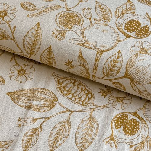 Dekorációs anyag RUSTIC VINTAGE PRINT Granata peanut