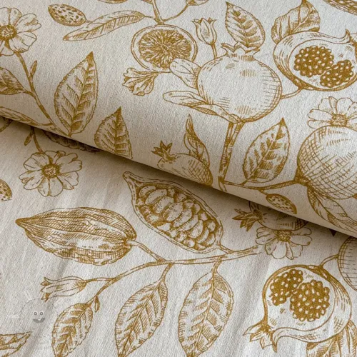 Dekorációs anyag RUSTIC VINTAGE PRINT Granata peanut