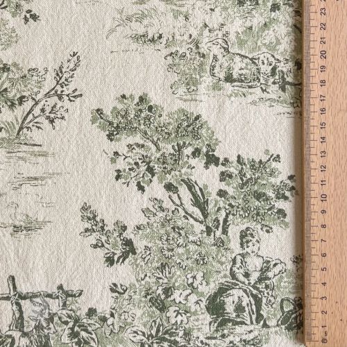 Dekorációs anyag RUSTIC VINTAGE PRINT Gabrielle kaki