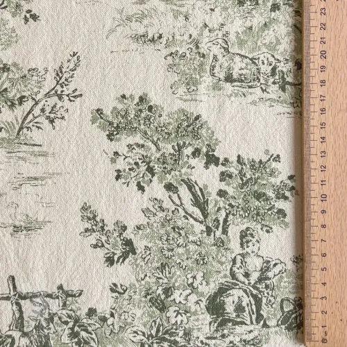 Dekorációs anyag RUSTIC VINTAGE PRINT Gabrielle kaki