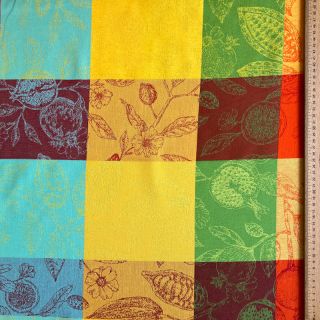 Dekorációs anyag FRENCH TABLE CLOTH JACQUARD Cabosse allover summer