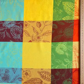Dekorációs anyag FRENCH TABLE CLOTH JACQUARD Cabosse allover summer