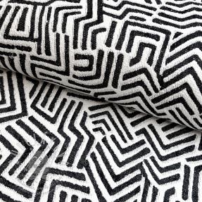 Dekorációs anyag jacquard Mesopotamie allover graphite