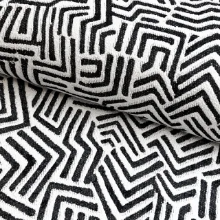 Dekorációs anyag jacquard Mesopotamie allover graphite